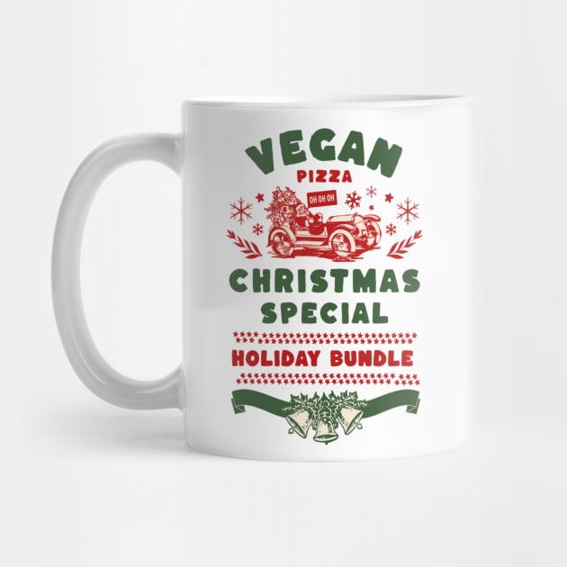Vegan Pizza Christmas Special, Vegan Christmas 2023 by KindWanderer